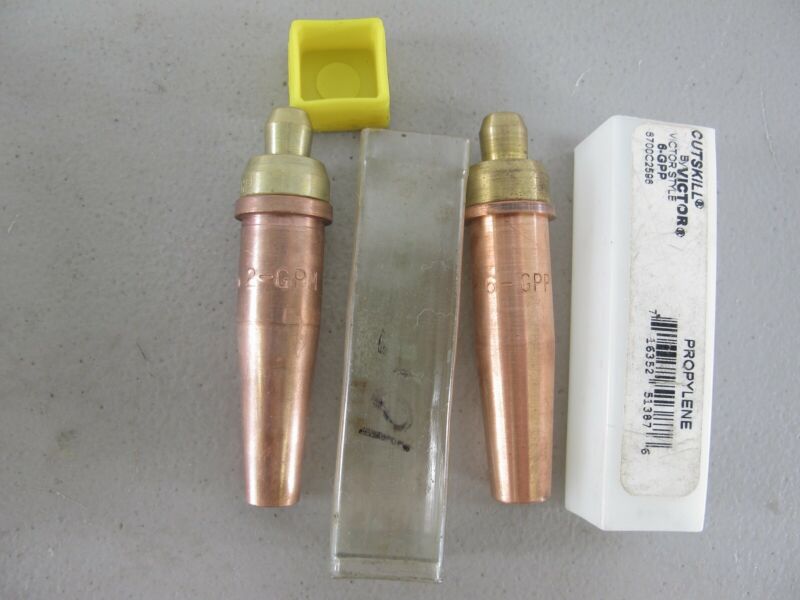 Victor 3 - 1 - 101 5 - GPP 3 - GPP 4 - GPN Lot of 9 Torch Tips - ZeereeZ