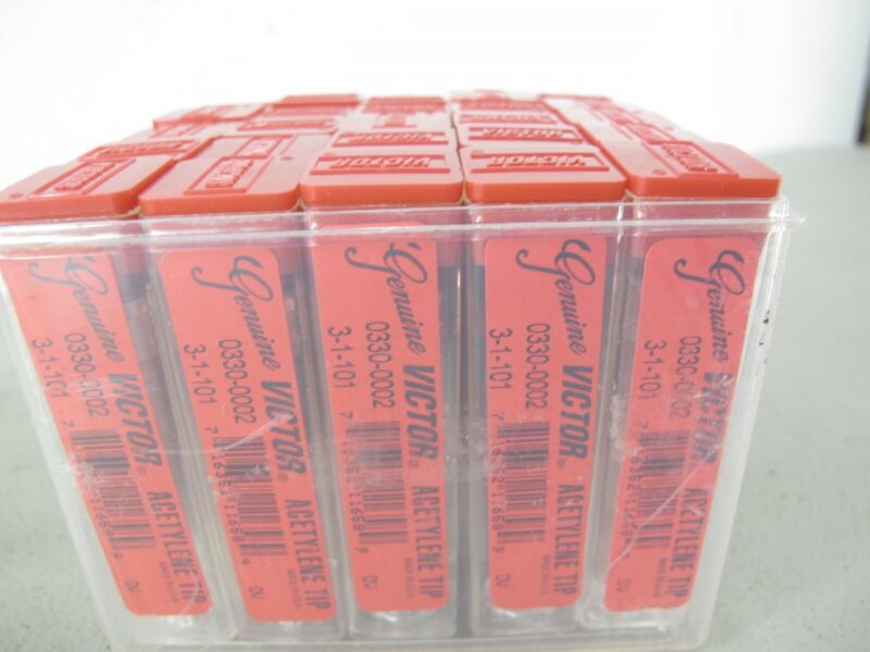 Victor 3 - 1 - 101 Size 3 Professional Torch Cutting Tip Lot of 25 New - ZeereeZ