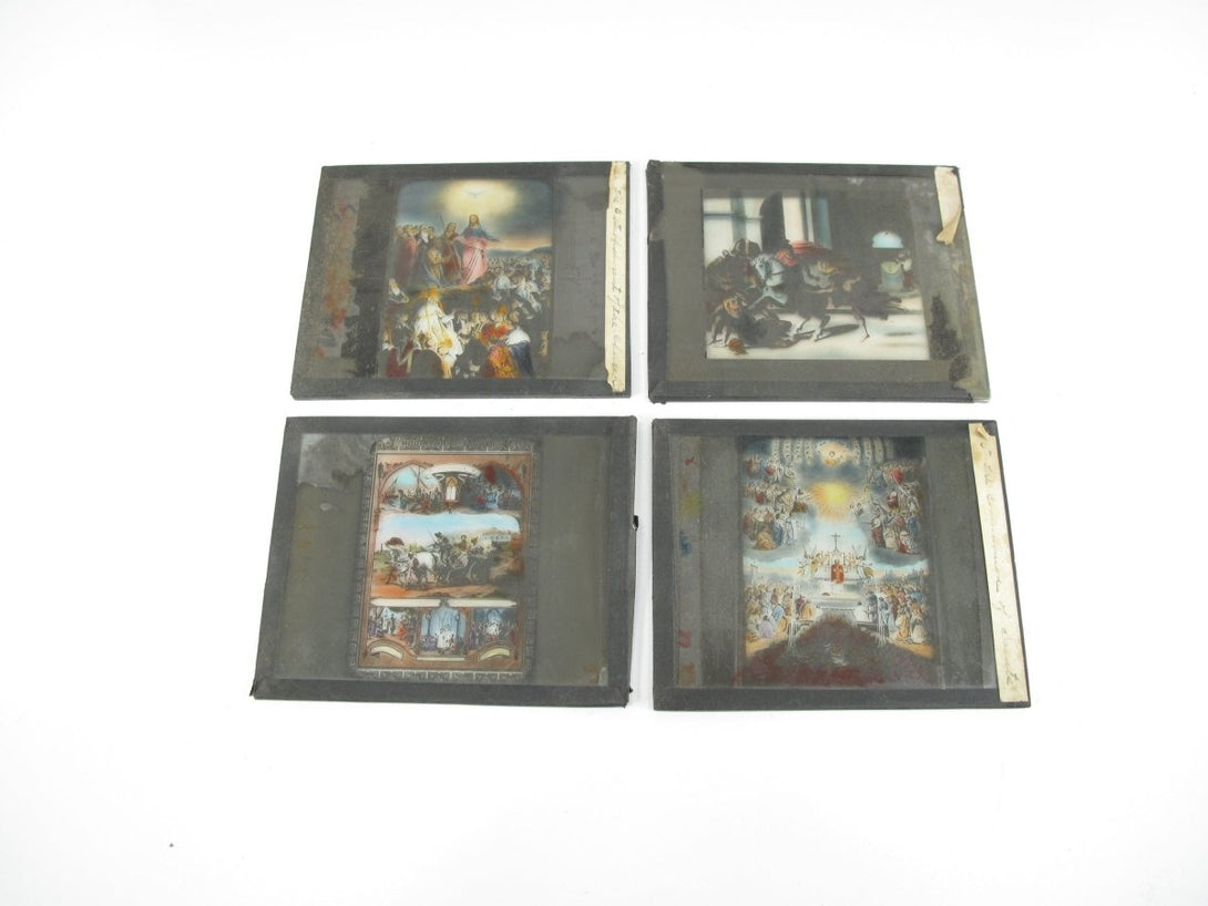 Victorian Era Magic Lantern Bible Stories 44 Slides Joseph Wagner NYC - ZeereeZ