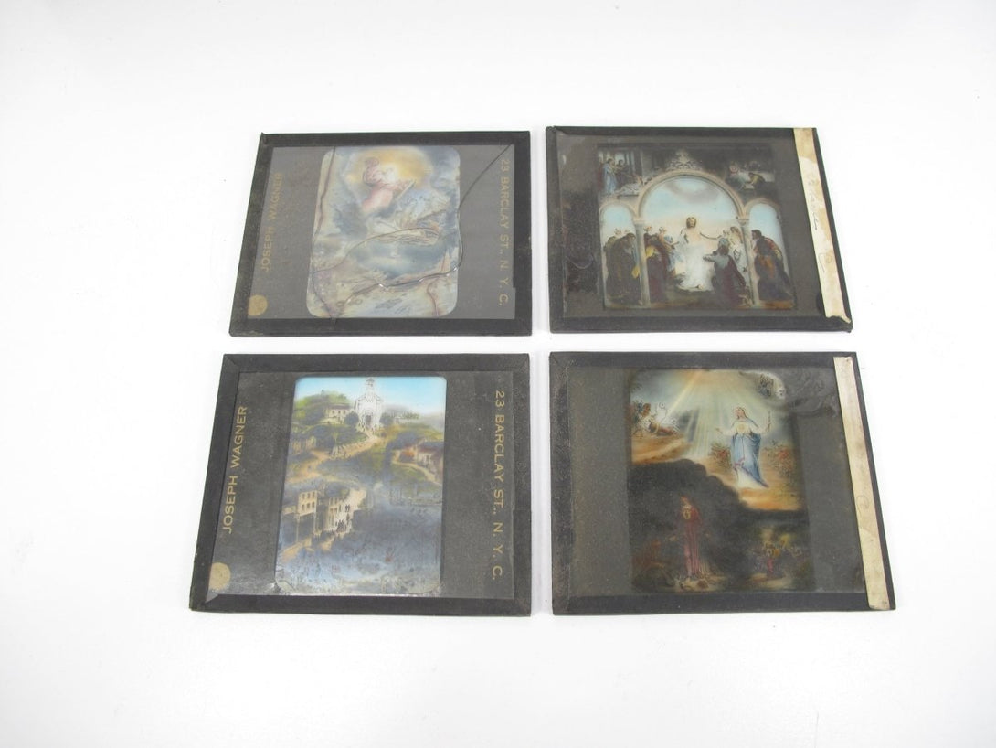 Victorian Era Magic Lantern Bible Stories 44 Slides Joseph Wagner NYC - ZeereeZ