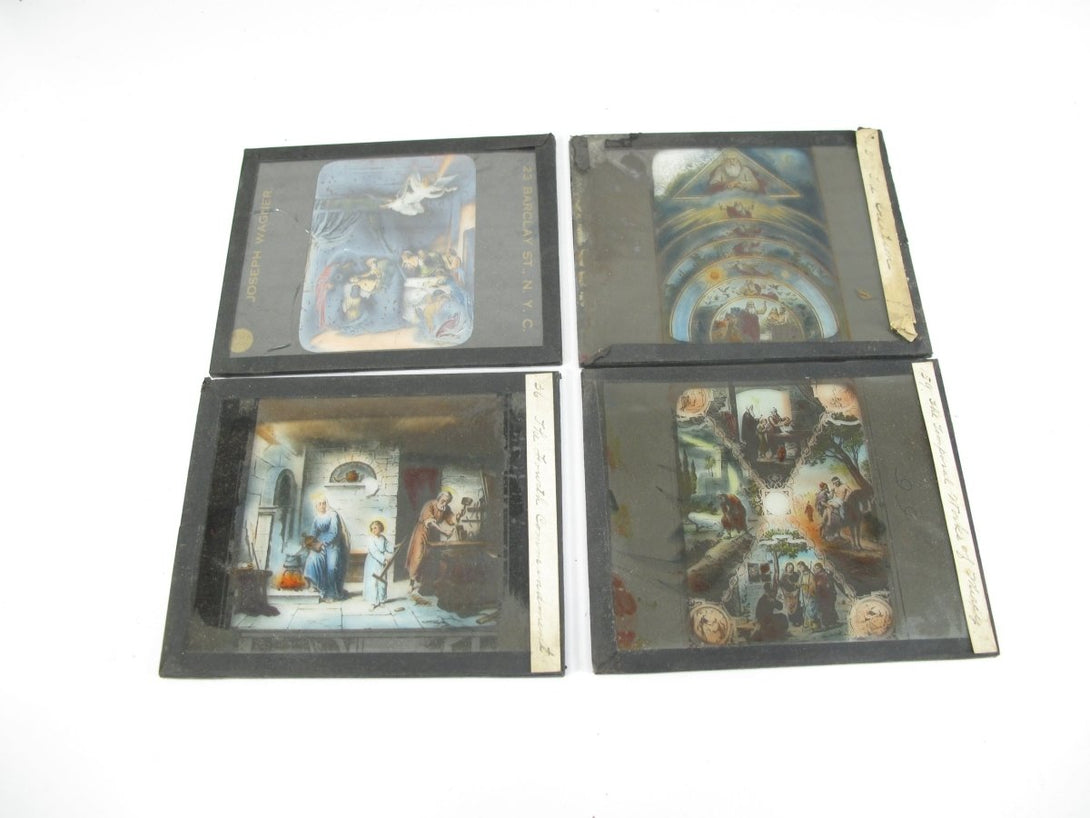 Victorian Era Magic Lantern Bible Stories 44 Slides Joseph Wagner NYC - ZeereeZ