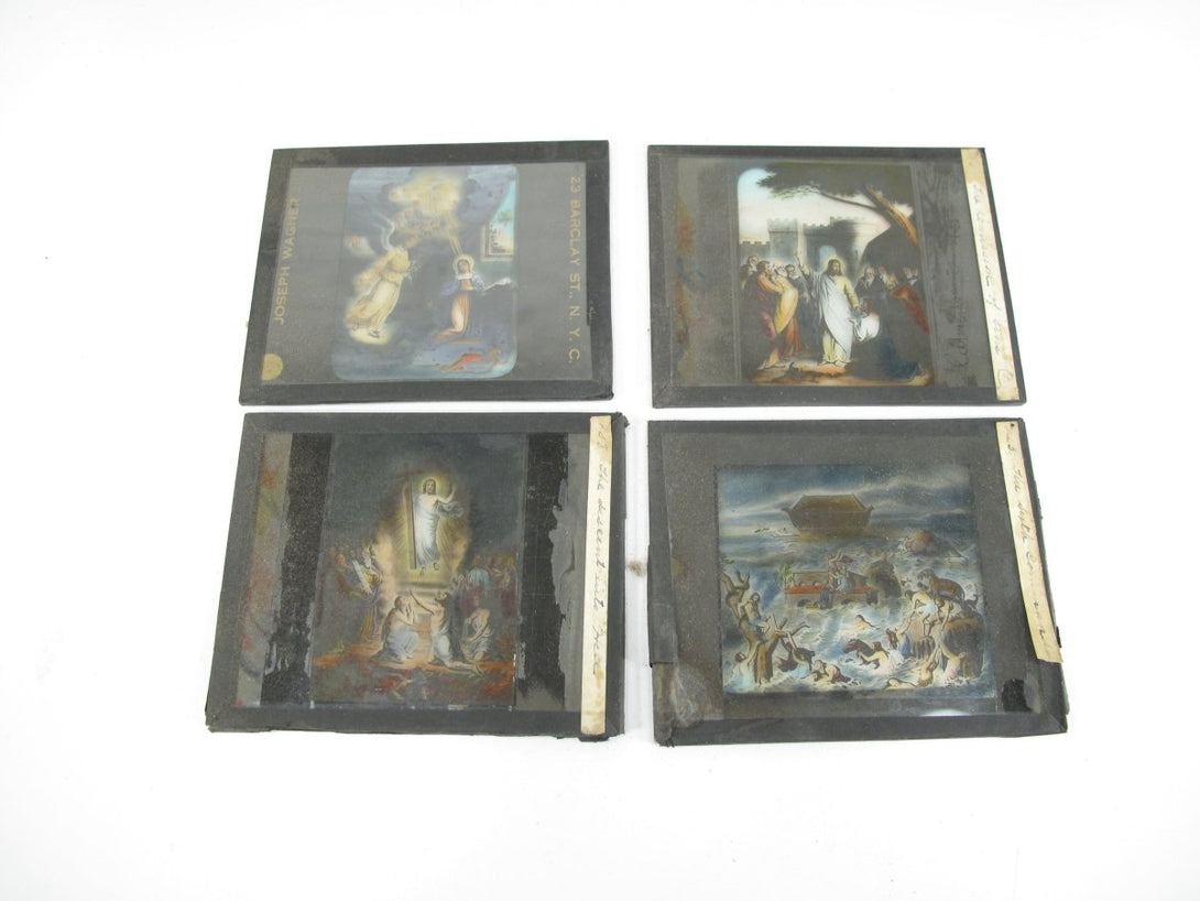 Victorian Era Magic Lantern Bible Stories 44 Slides Joseph Wagner NYC - ZeereeZ