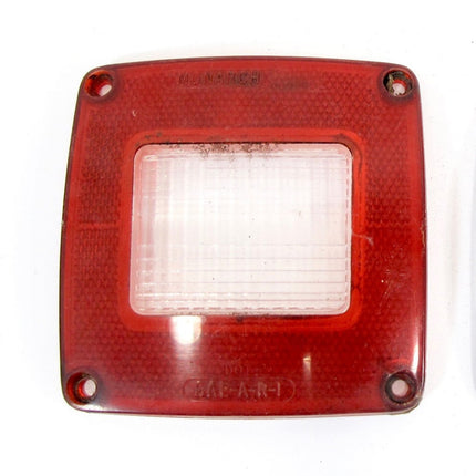 Vintage Camper Left/Right Monarch Square Tail Brake + Reverse Back Up Light Gel Lens 9075 - ZeereeZ