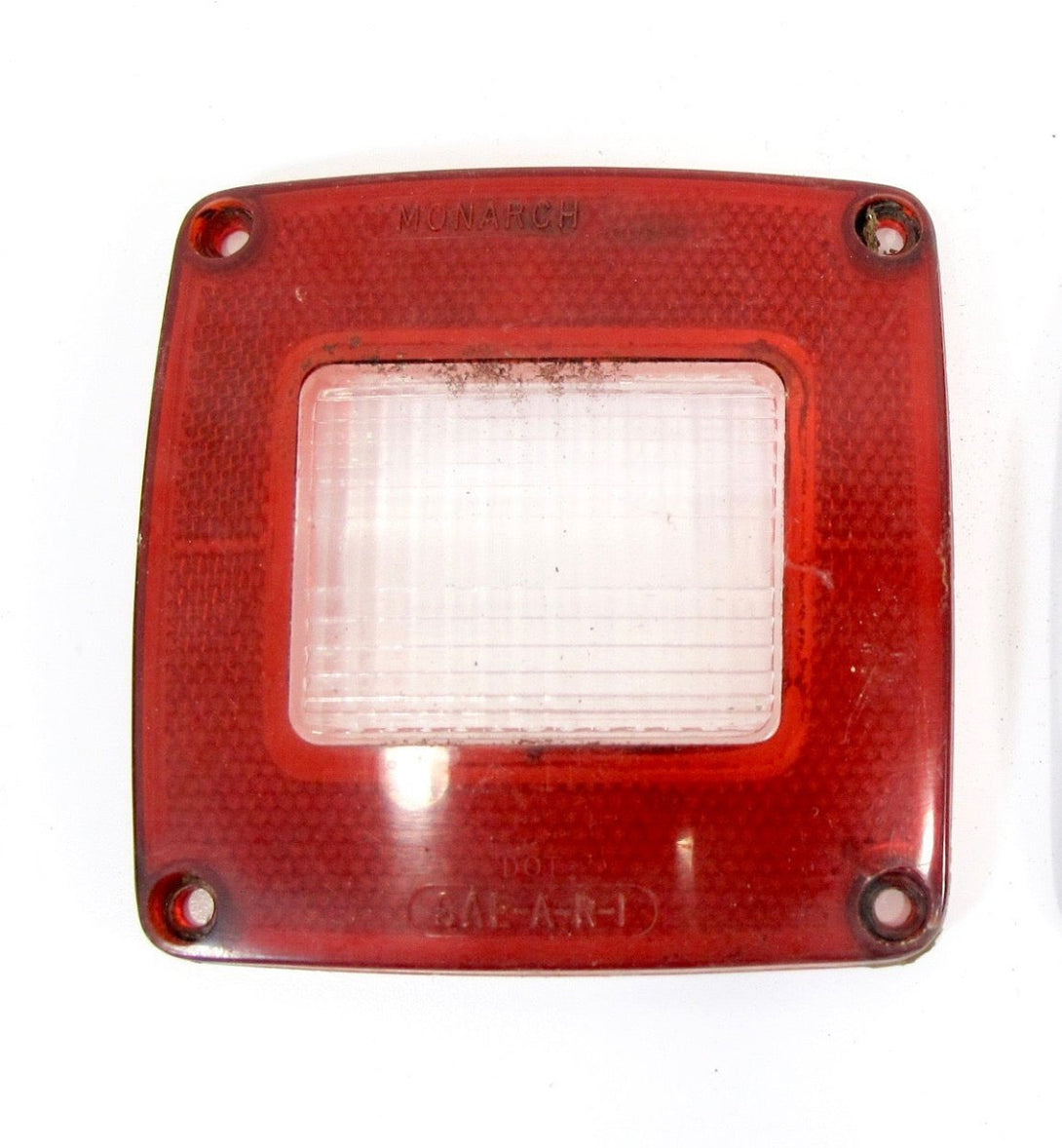 Vintage Camper Left/Right Monarch Square Tail Brake + Reverse Back Up Light Gel Lens 9075 - ZeereeZ