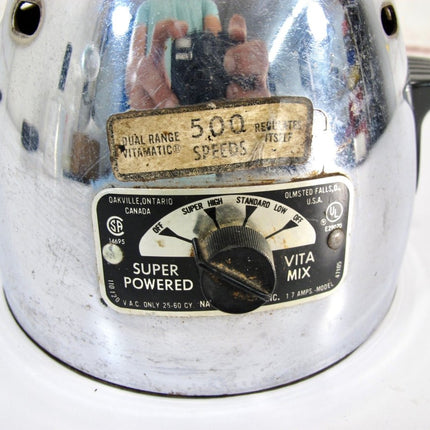 Vitamix Model 47105 Vintage Stainless Steel Multi Speed Blender - ZeereeZ