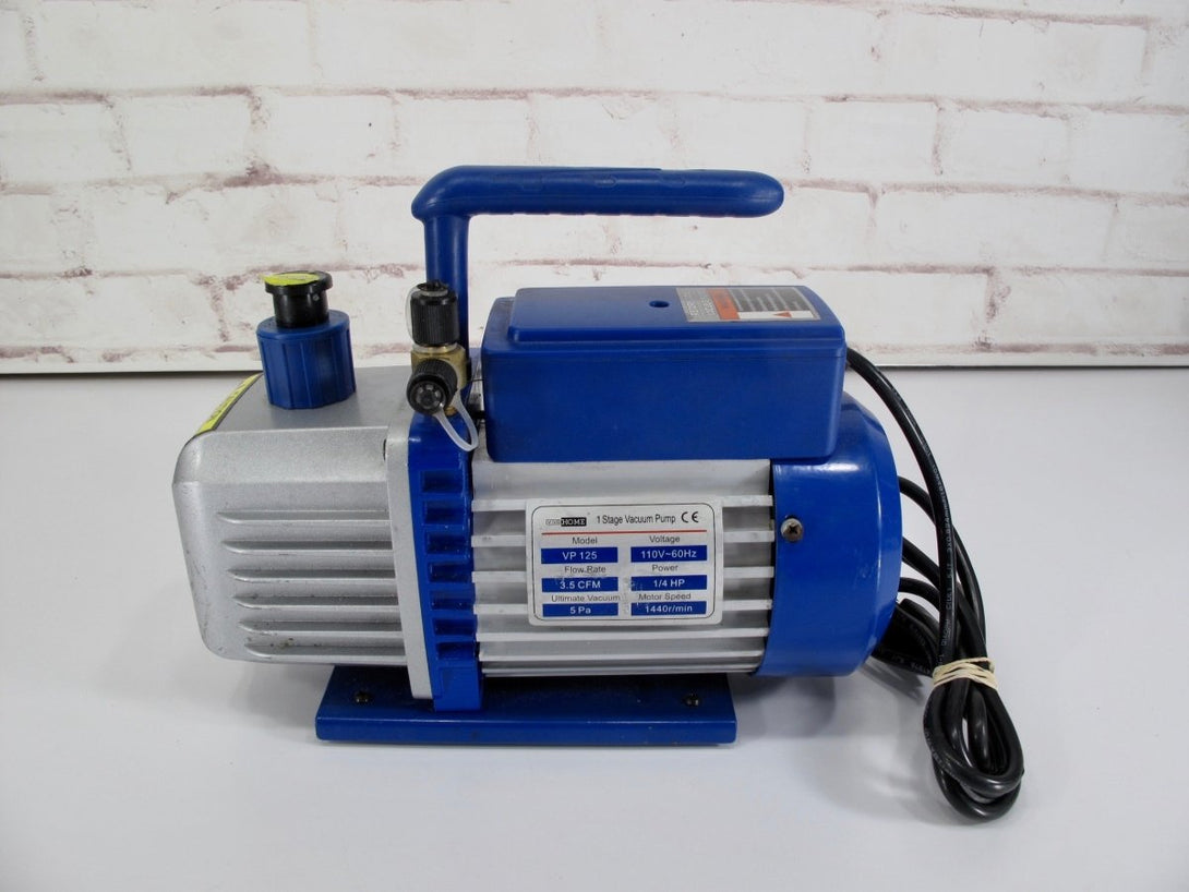 Vivo Home VP 125 High Performance Single Stage 1/4hp Vacuum Pump 3.5 CFM - ZeereeZ