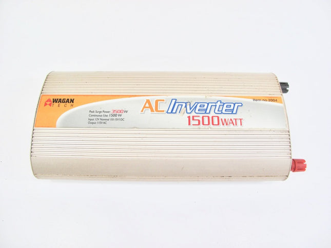 Wagan Tech 2004 1500 Watt Slim DC to AC Camper RV Boat Off Grid Power Inverter - ZeereeZ