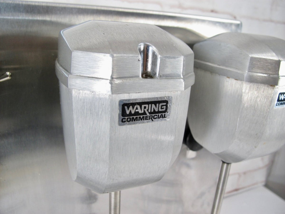 Waring DMC201DCA 2 Speed Triple Head Restaurant Drink Mixer 120V - ZeereeZ
