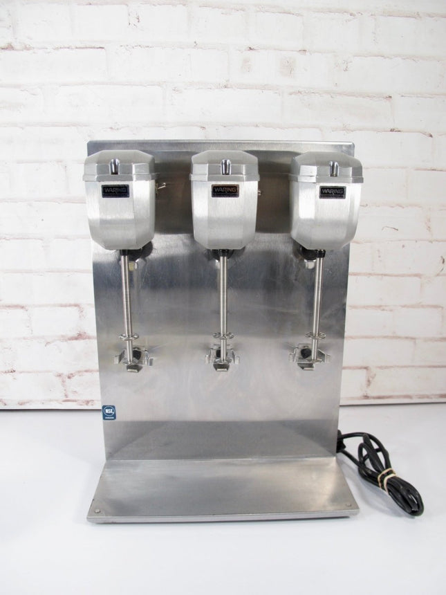 Waring DMC201DCA 2 Speed Triple Head Restaurant Drink Mixer 120V - ZeereeZ