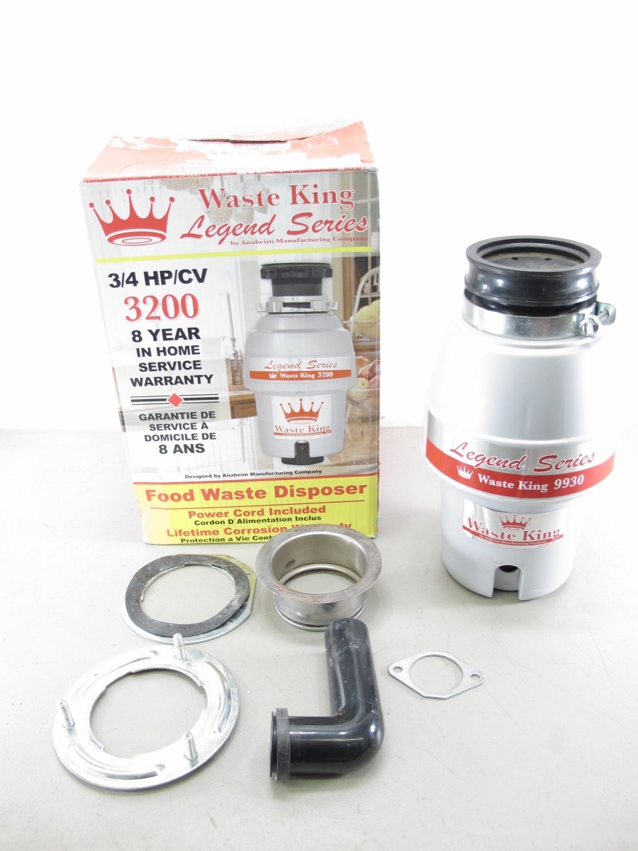 Waste King 9930 Legend Series 1/2 HP Continuous Feed Operation Garbage Disposer Wired - ZeereeZ
