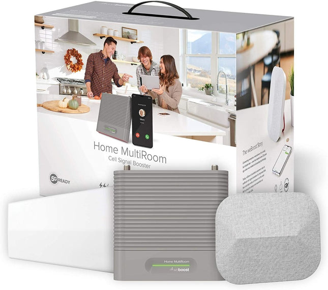 weBoost Home MultiRoom Cell Phone Signal Booster Boosts 4G LTE & 5G - ZeereeZ