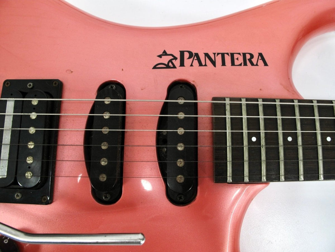 Westone X300 Pantera Vintage 1990s Hot Pink Solid Body Electric Guitar Japan - ZeereeZ