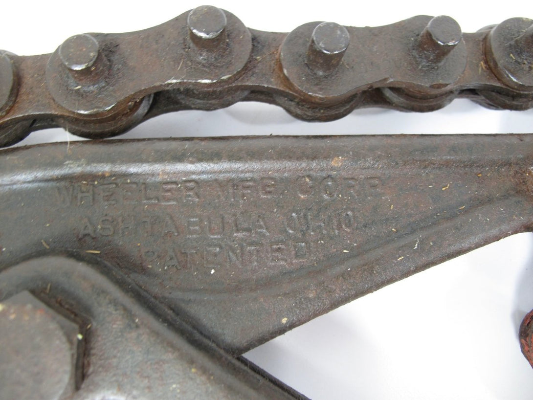 Wheeler 42” Cast Iron Chain Soil Pipe Snap Cutter with Chain USA - ZeereeZ