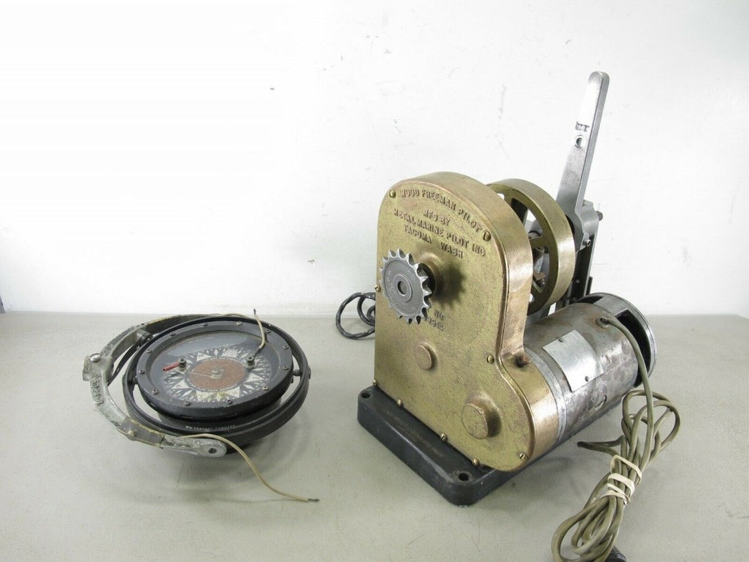 Wood Freeman Model 15 Automatic Pilot Vintage Marine Steering Autopilot 2102N - ZeereeZ