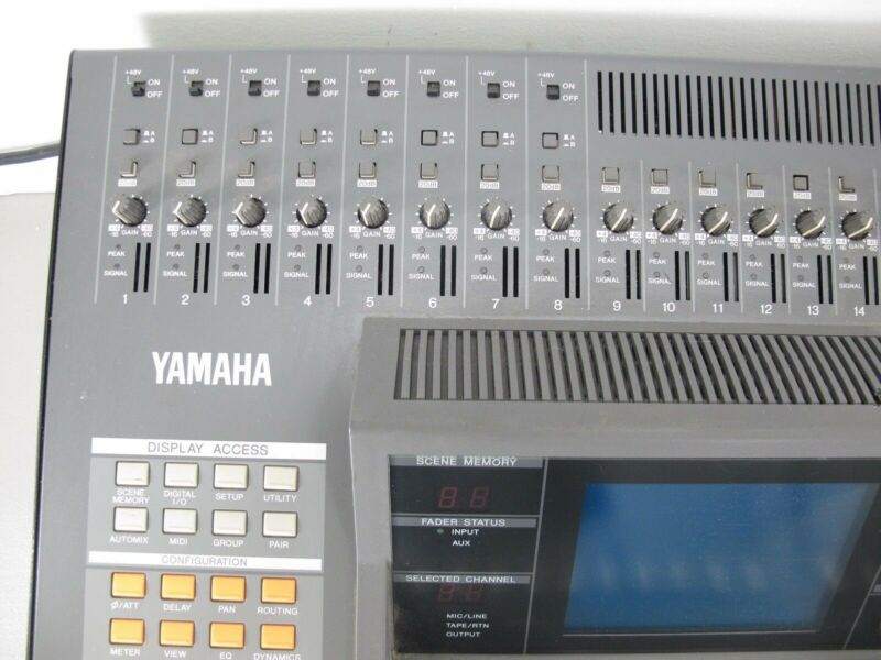Yamaha 02R 40 Input Dynamics/ 4 Band EQ Motorized Digital Audio Recording Mixer - ZeereeZ