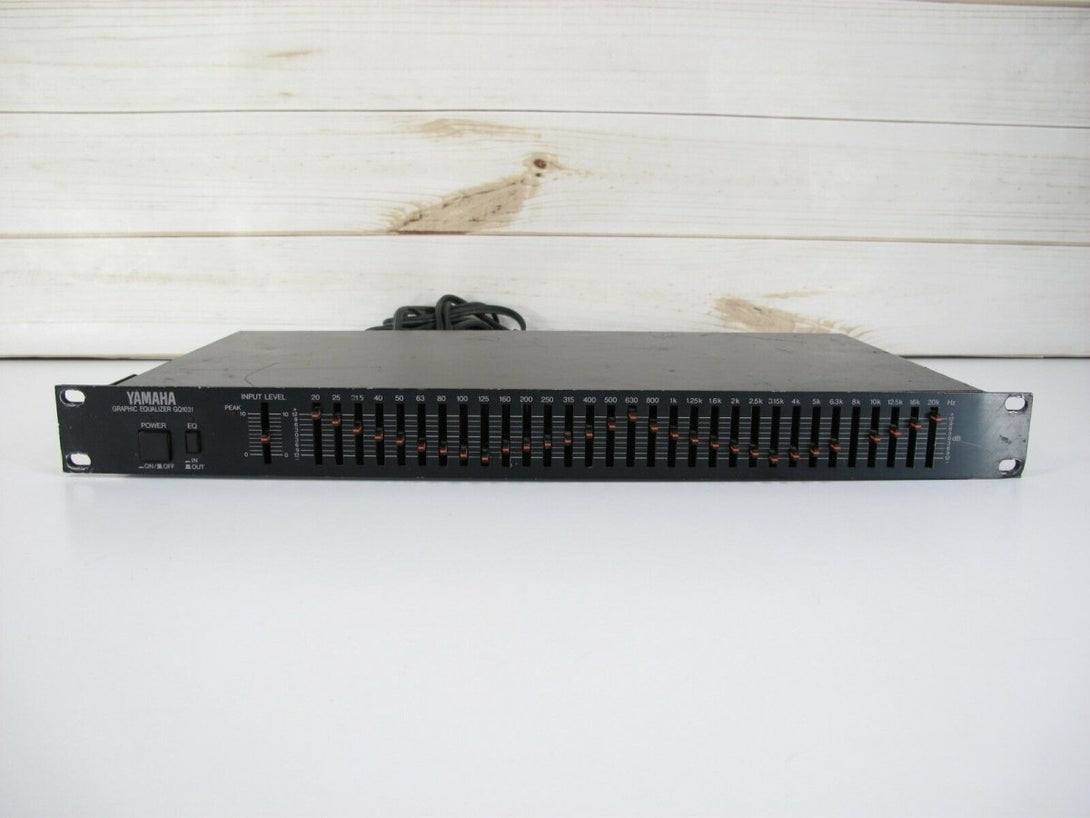 Yamaha GQ1031 31 Band Rack Mount EQ Equalizer 80s Japan - ZeereeZ