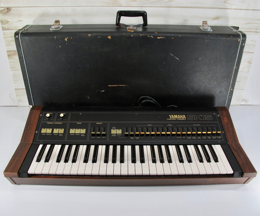 Yamaha SK15 Vintage 70s/80s Symphonic Ensemble Analog Keyboard Strings & Organ with Case - ZeereeZ