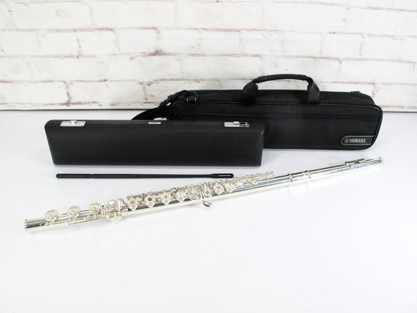 Yamaha YFL - 362H Sterling Silver Head Offset G B Foot Intermediate Flute - ZeereeZ