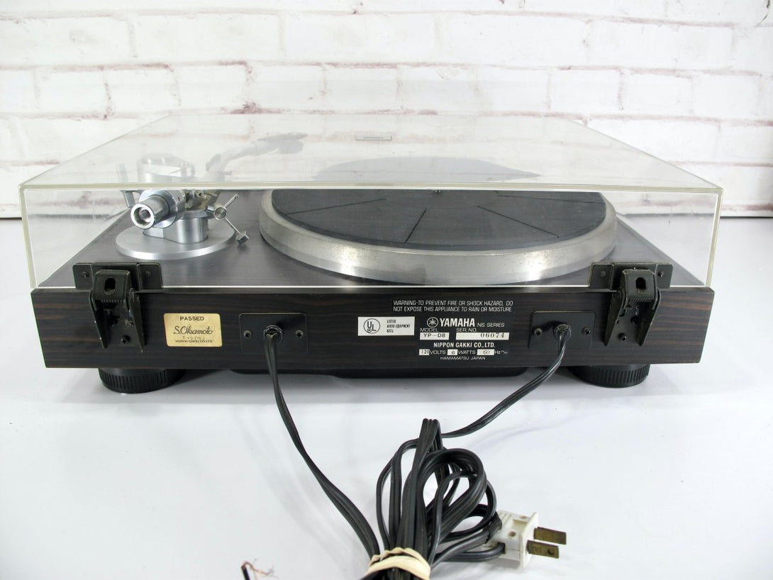 Yamaha YP - D8 Rare Vintage Direct Drive Turntable Record Player w/ AT3482P - ZeereeZ
