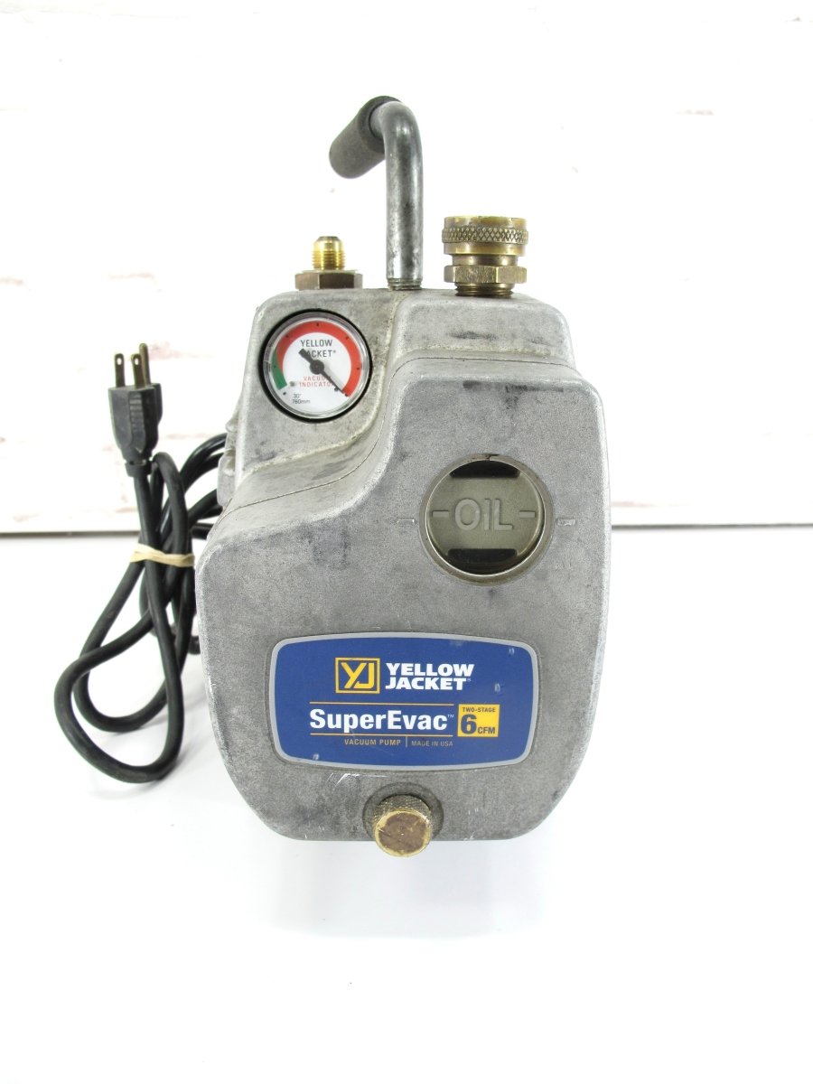 Yellow Jacket SuperEvac Two Stage 6 CFM Vacuum Pump - ZeereeZ