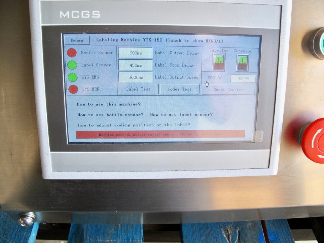 YTK - 150 Fully Automatic Desktop Round Bottle Beer Wine Etc. Production Labeling Machine - ZeereeZ