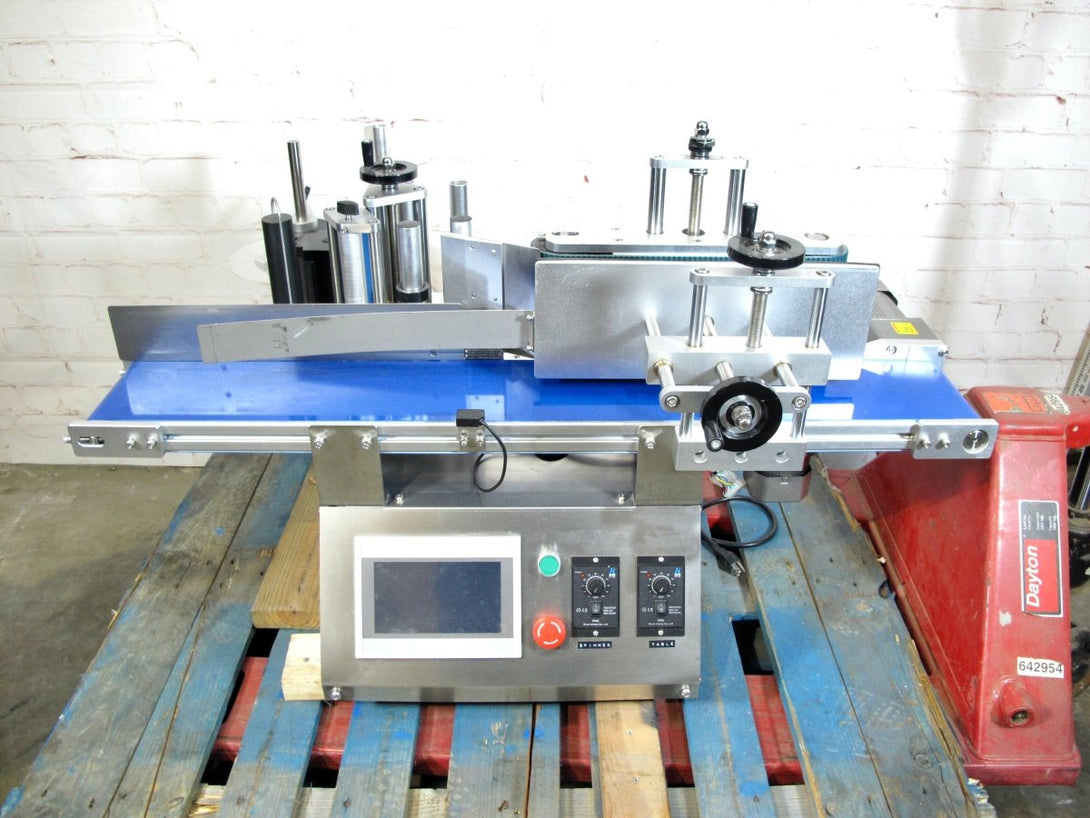 YTK - 150 Fully Automatic Desktop Round Bottle Beer Wine Etc. Production Labeling Machine - ZeereeZ