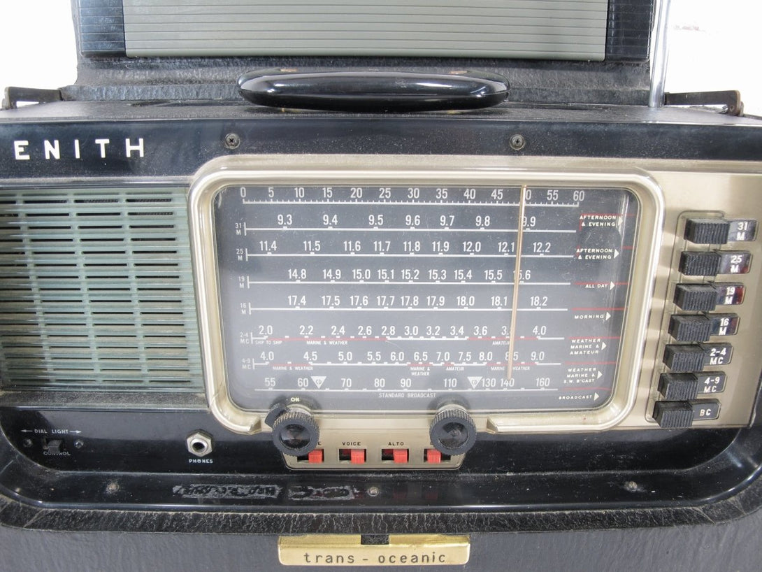 Zenith B600 Trans - Oceanic Vintage 1950s/60s Short Wave Radio - ZeereeZ
