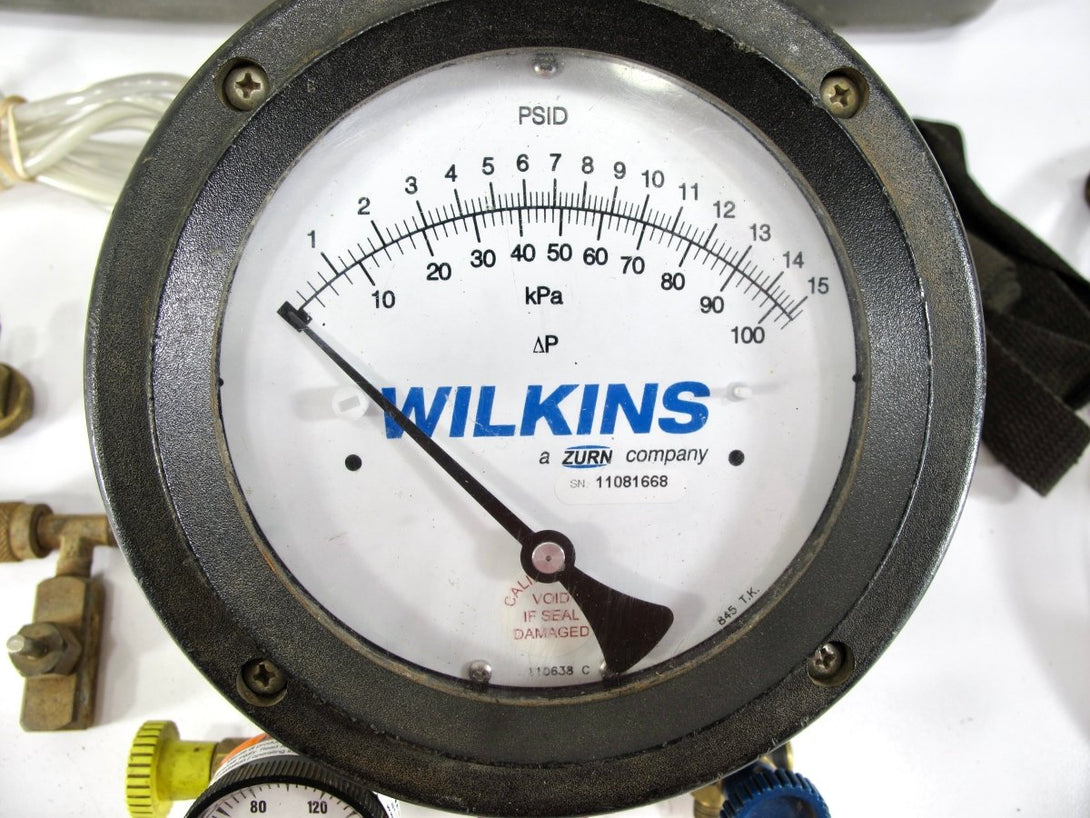 Zurn Wilkins BFTG - 5 Backflow Preventer Test Kit Calibration Until 2023 - ZeereeZ